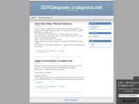 ZEROdegrees ZEROdegrees