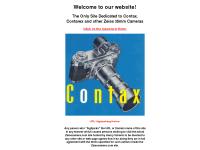 The Zeiss Ikon Contax Camera Home The Zeiss Ikon Contax Camera Home