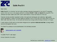 ZFC.nl - Edith Pro/X11 ZFC.nl - Edith Pro/X11