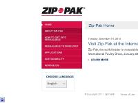 Zip-Pak | Zip-Pak Home Zip-Pak | Zip-Pak Home