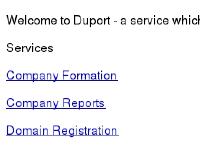 companies house services by Duport